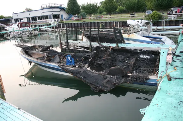 Fire Engulfs Docks and Multiple Boats at Elm Hill Marina on Percy Priest Lake Tuesday Morning